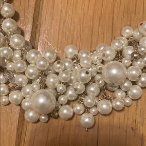 Forever 21 Large Pearl Statement Necklace